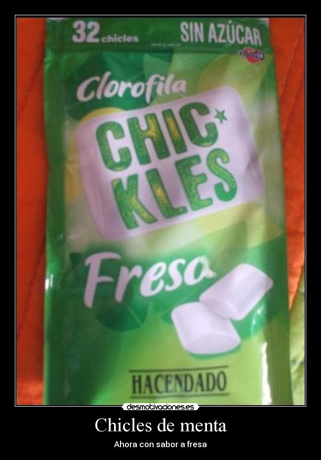 Chicles de menta - 