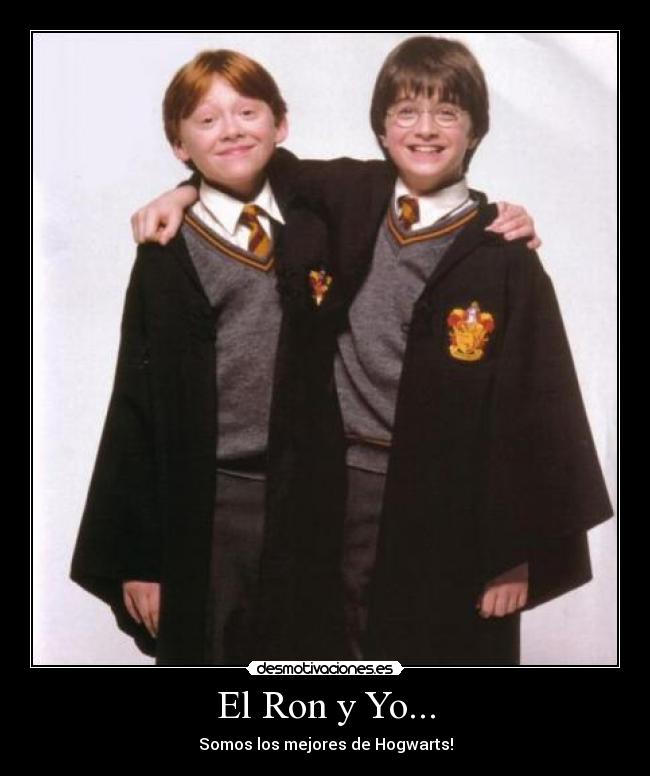 carteles harry potter ron weasley paco desmotivaciones