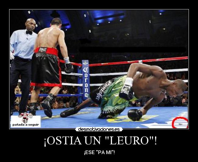 ¡OSTIA UN LEURO! -