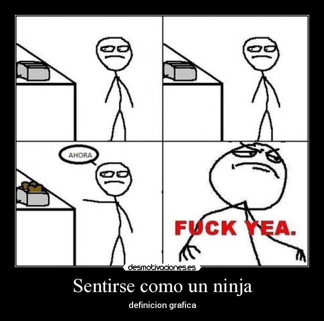 Sentirse como un ninja -