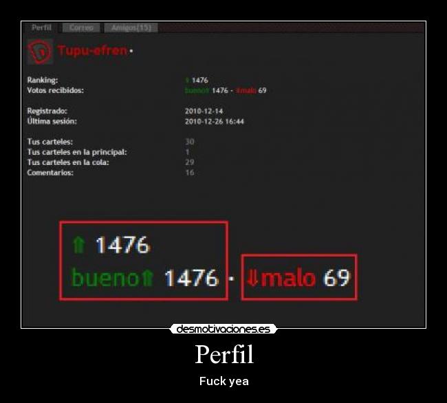carteles perfil fuck yea desmotivaciones