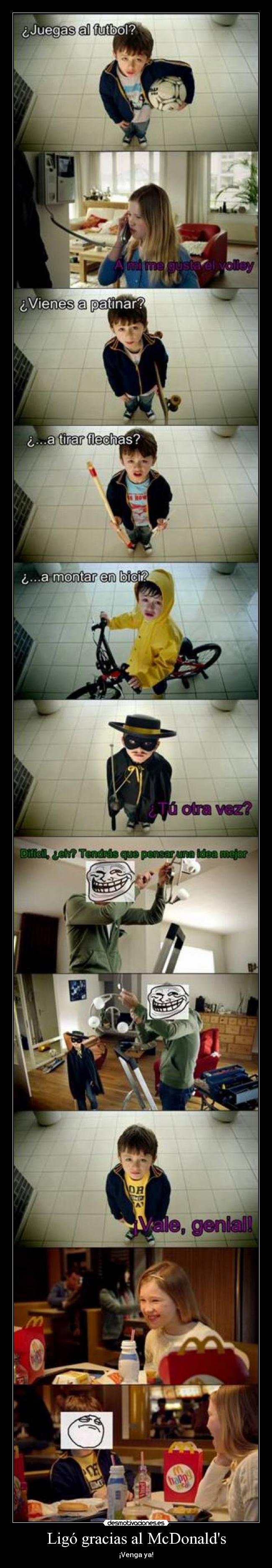 Ligó gracias al McDonalds -