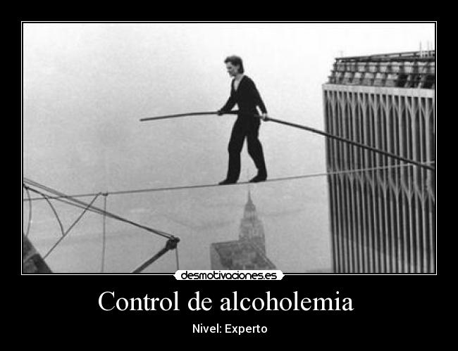 Control de alcoholemia - Nivel: Experto