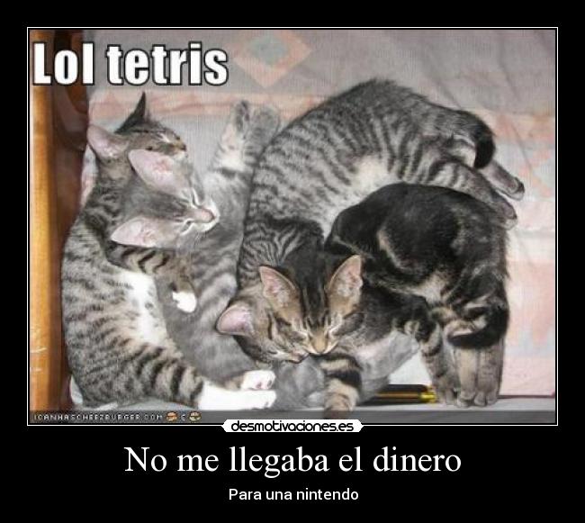 No me llegaba el dinero -