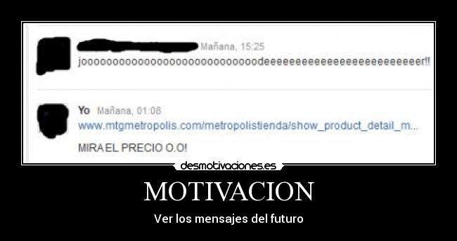 MOTIVACION - Ver los mensajes del futuro