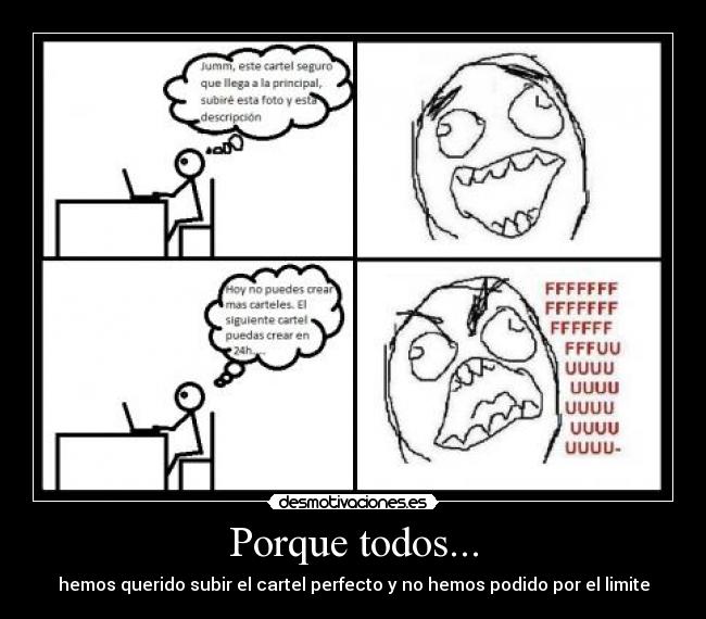 carteles porque todos desmotivaciones