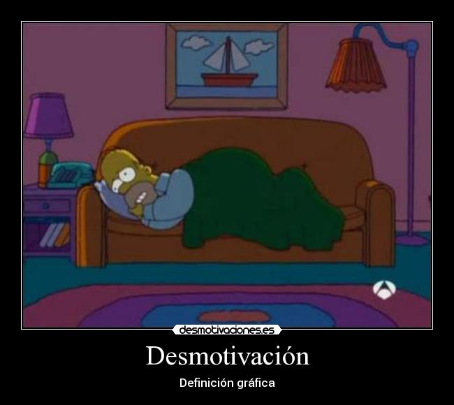 Desmotivación - Definición gráfica