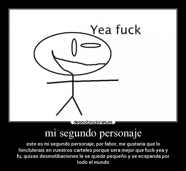 mi segundo personaje -