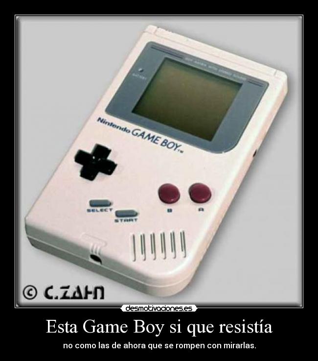 Esta Game Boy si que resistía -