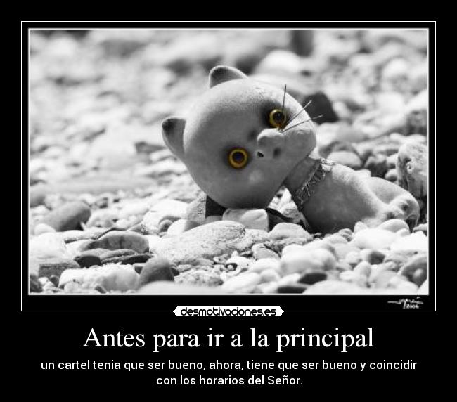 Antes para ir a la principal - 