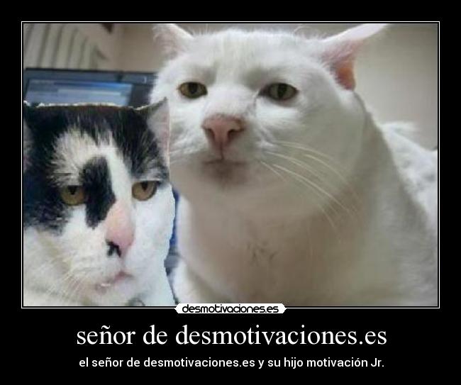 señor de desmotivaciones.es - el señor de desmotivaciones.es y su hijo motivación Jr.