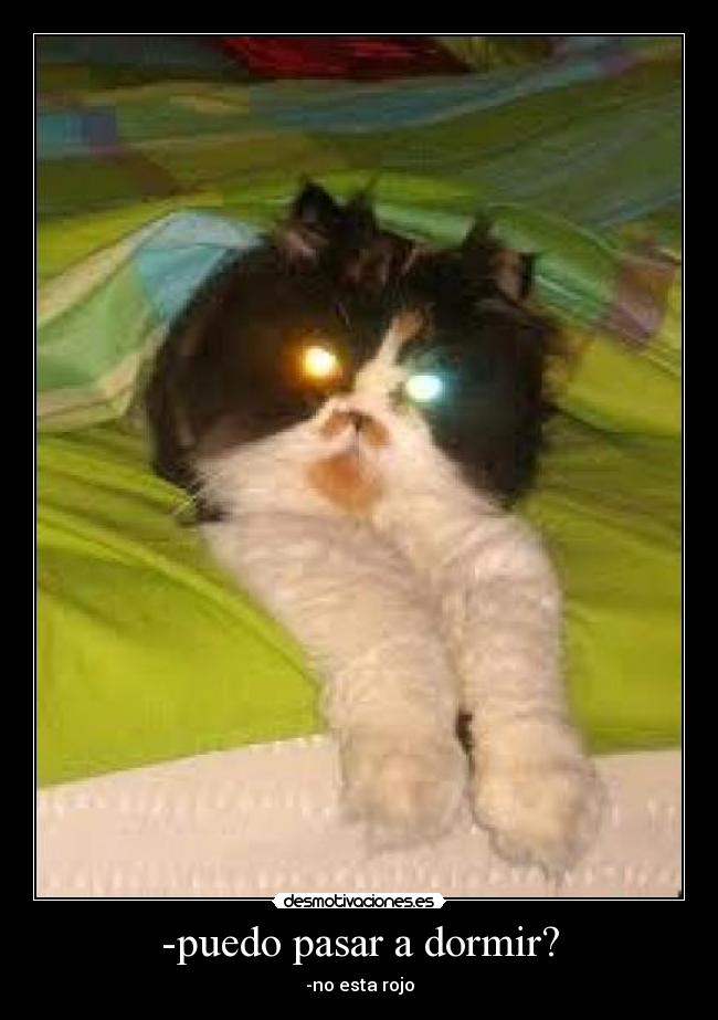 -puedo pasar a dormir? -