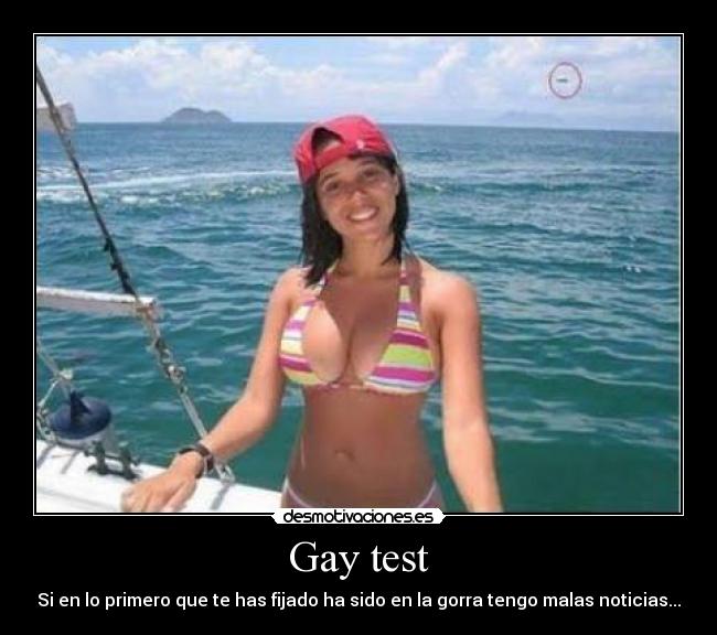 Gay test - Si en lo primero que te has fijado ha sido en la gorra tengo malas noticias...