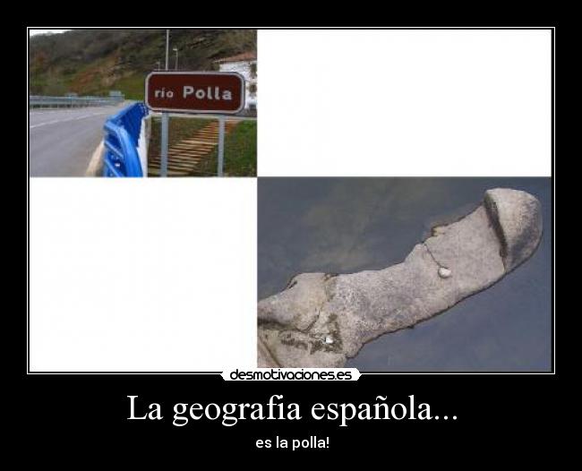 La geografia española... -