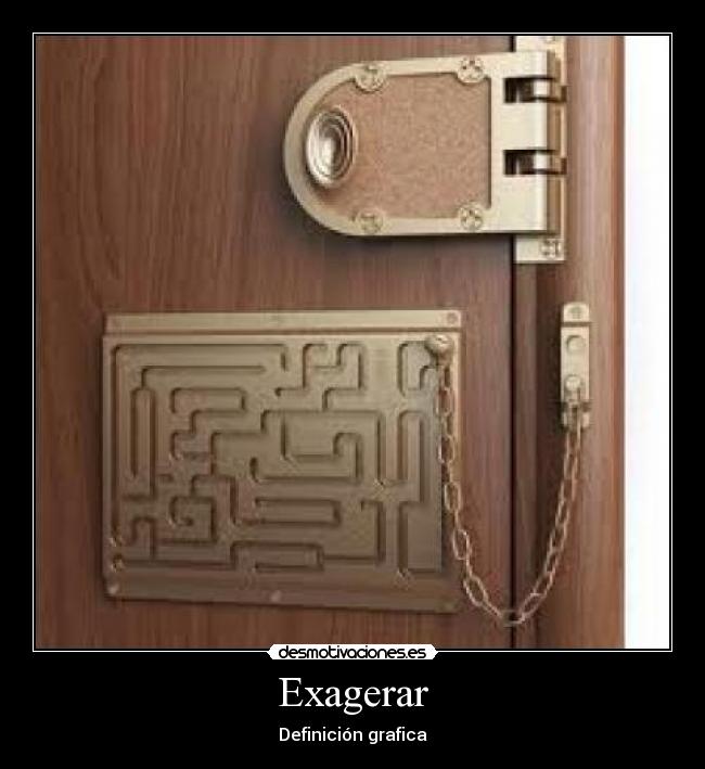 Exagerar - Definición grafica