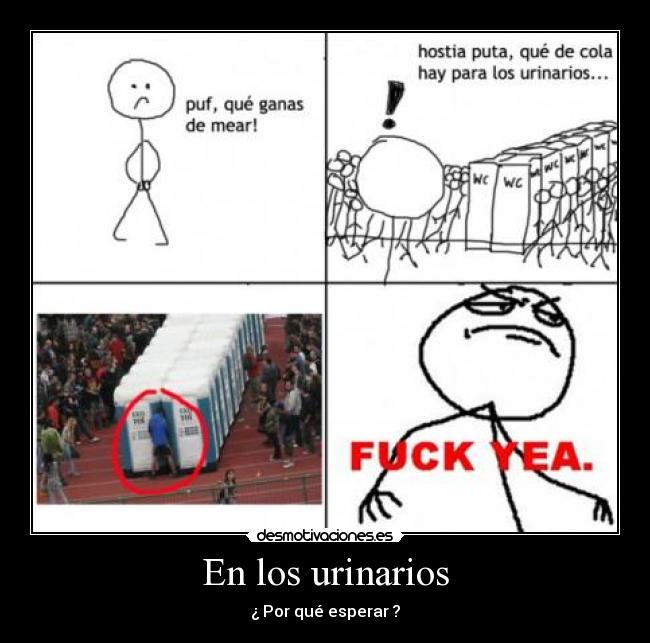 En los urinarios - 