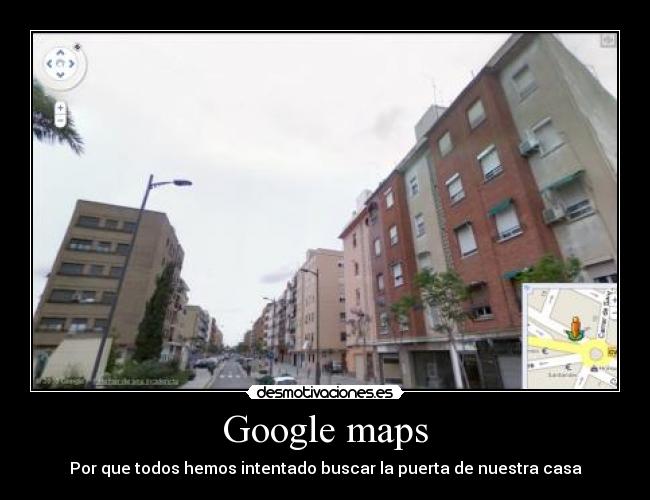 carteles google maps desmotivaciones