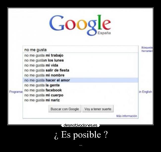¿ Es posible ? - ...