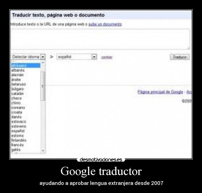 Google traductor - 