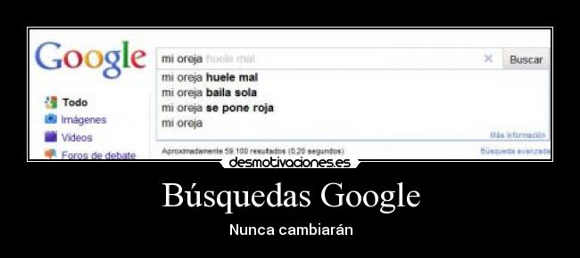 Búsquedas Google -