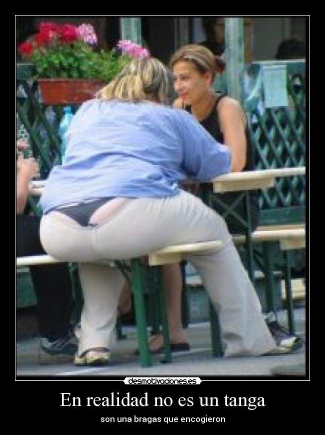 En realidad no es un tanga -