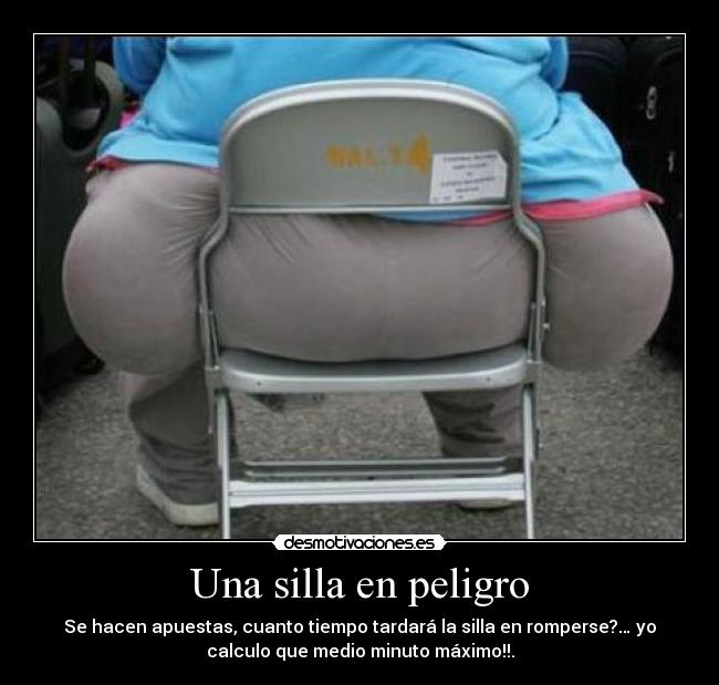 Una silla en peligro -
