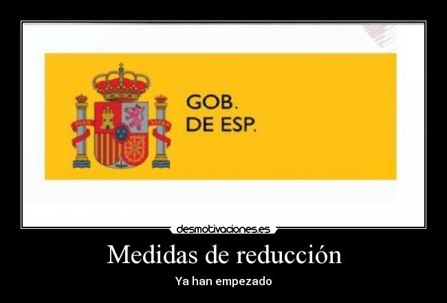 Medidas de reducción -