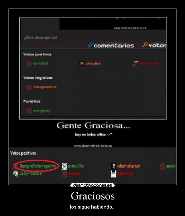 Graciosos - los sigue habiendo...