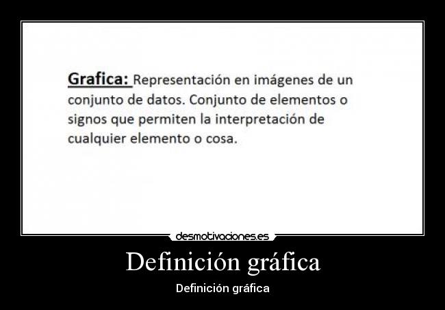 Definición gráfica -