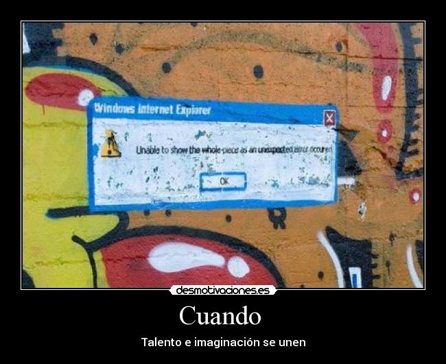 carteles talento imaginacion desmotivaciones