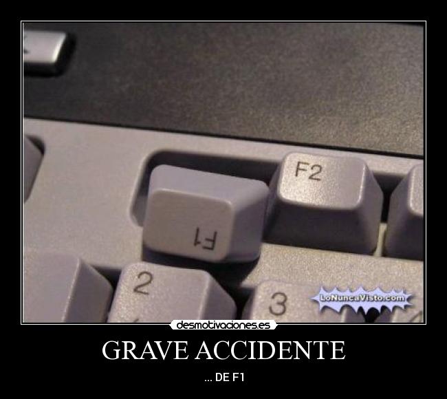 GRAVE ACCIDENTE - 