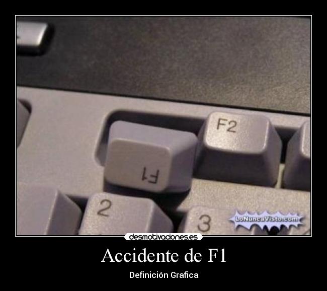 Accidente de F1 -