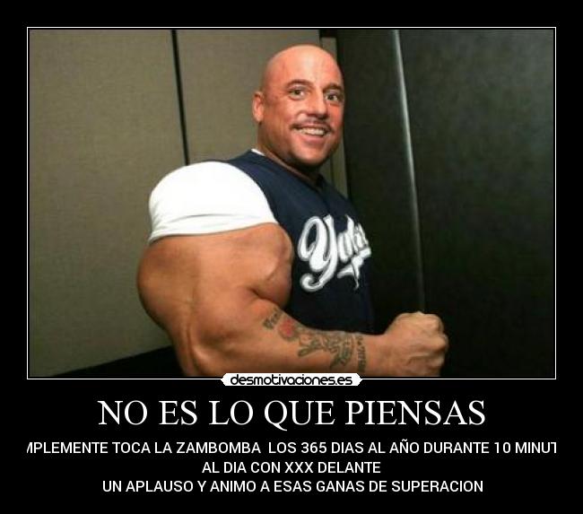 NO ES LO QUE PIENSAS - 