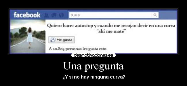 Una pregunta - ¿Y si no hay ninguna curva?
