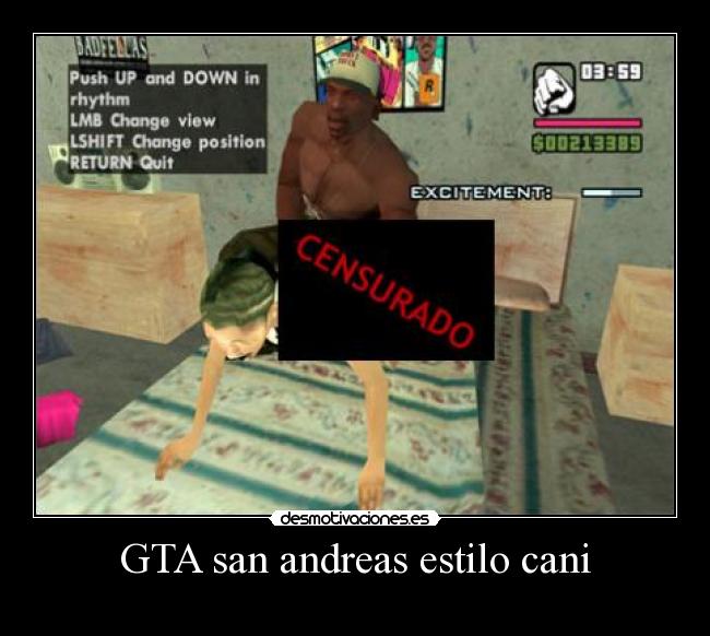 GTA san andreas estilo cani -