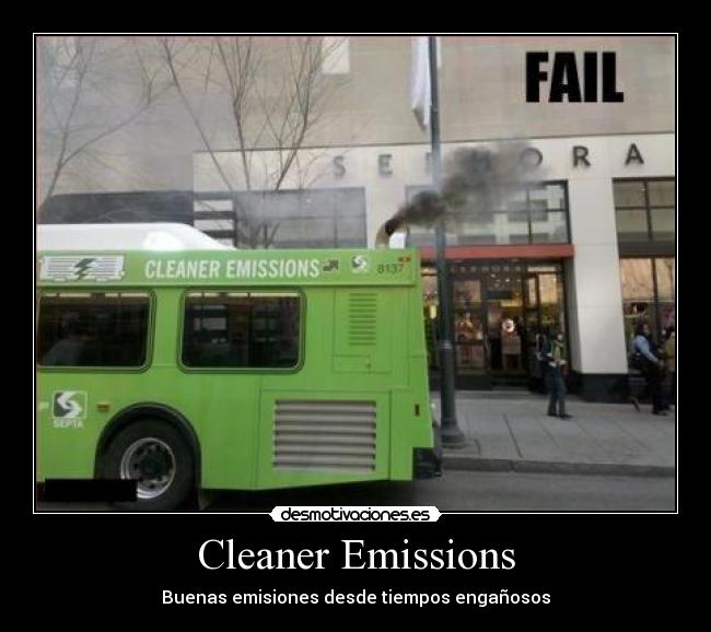 Cleaner Emissions - Buenas emisiones desde tiempos engañosos