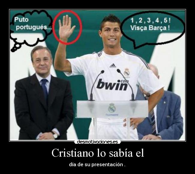 Cristiano lo sabía el - 