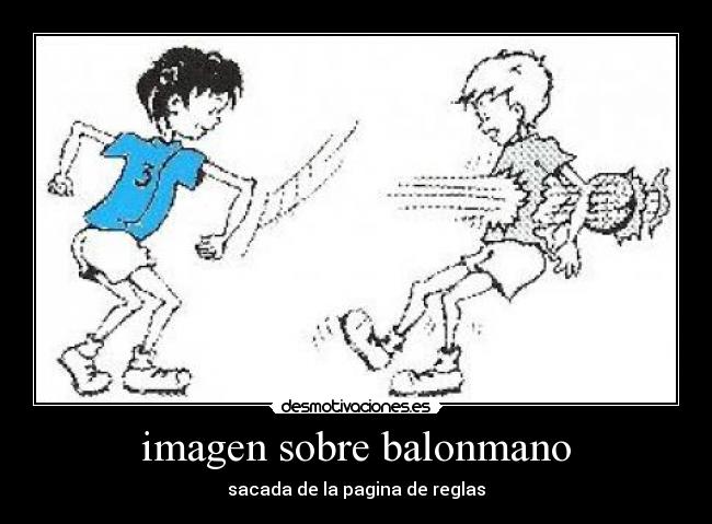 imagen sobre balonmano - 