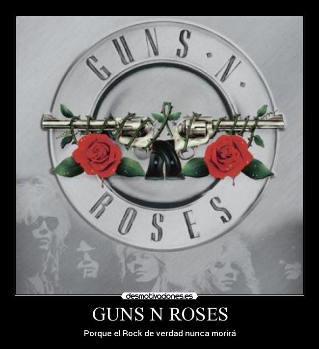 carteles gunsnroses rock desmotivaciones