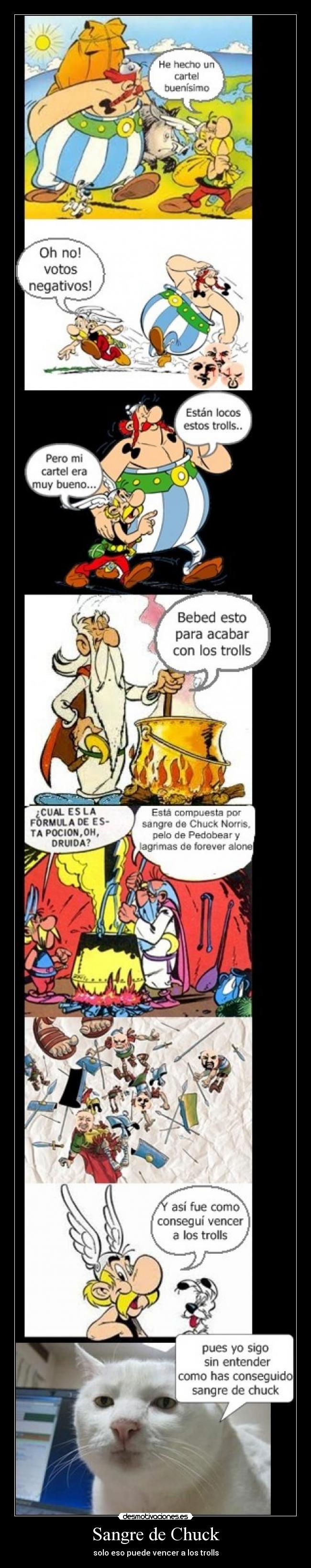 Sangre de Chuck - solo eso puede vencer a los trolls