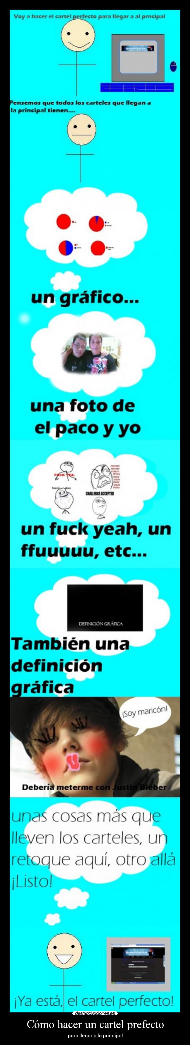 Cómo hacer un cartel prefecto -