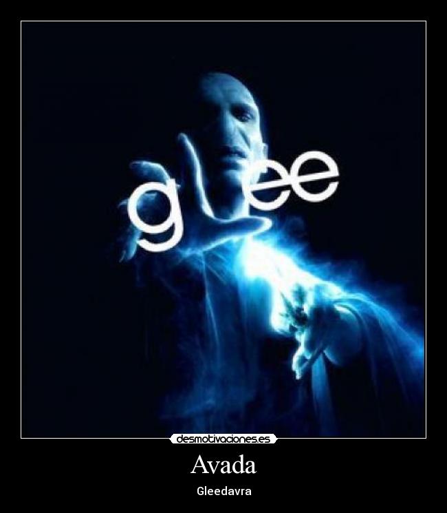 carteles glee voldemort desmotivaciones