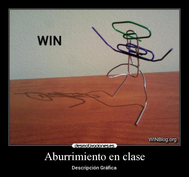 Aburrimiento en clase -