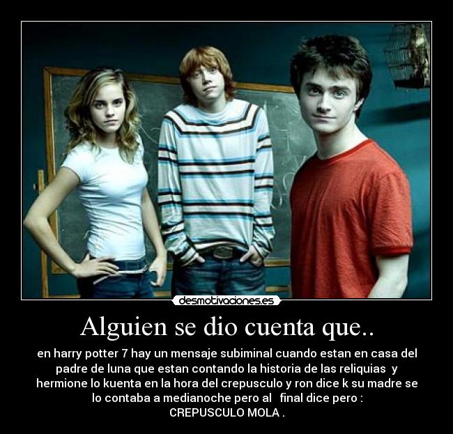 Alguien se dio cuenta que.. -