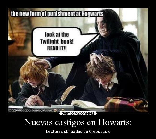 Nuevas castigos en Howarts: -