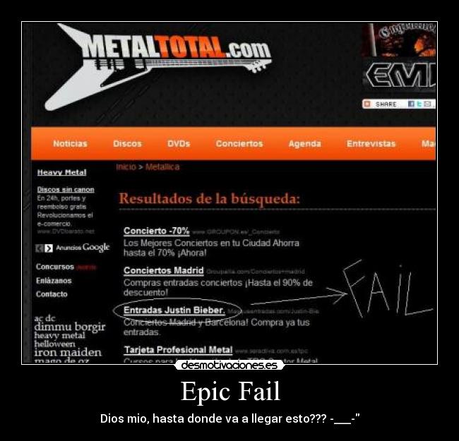 Epic Fail -