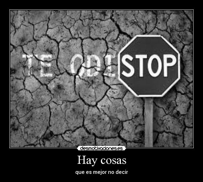 Hay cosas - 