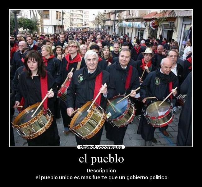 el pueblo -