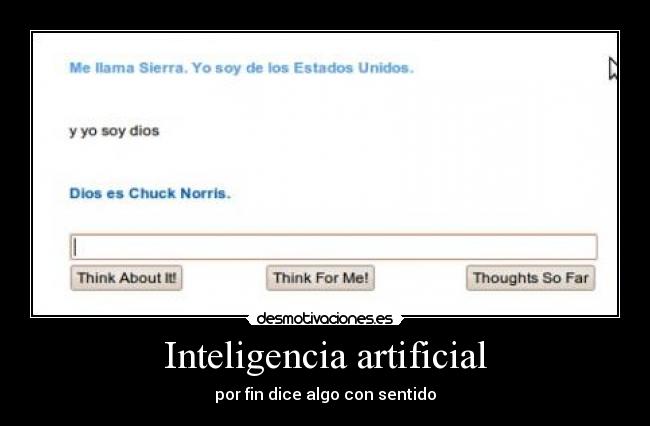 Inteligencia artificial -