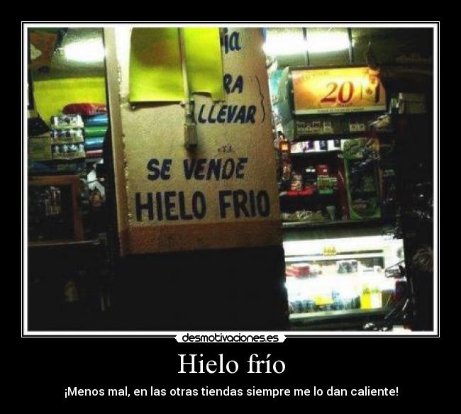 Hielo frío - 